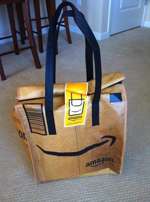 amazon 亞馬遜書店出奇招 送你 〝微笑環保袋〞! amazon 亞馬遜書店出奇招 送你 〝微笑環保袋〞!