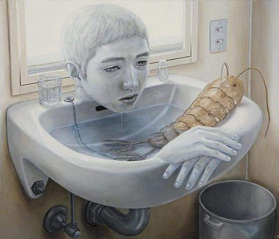 早逝的日本超寫實憂鬱派畫家：石田徹也