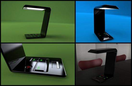 是筆電嗎?原來是一盞檯燈啊~