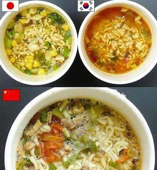 韓中日《辛拉麵》比較~