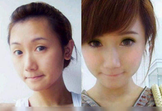 女生猜不透變身易容術！素顏前後差很大特輯2