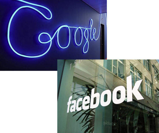 一流辦公室 谷歌火拼臉書 一流辦公室 谷歌火拼臉書