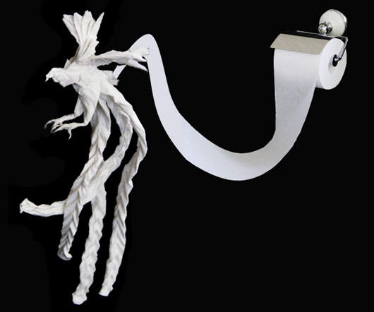 日本超神 〝捲筒衛生紙〞 摺紙藝術