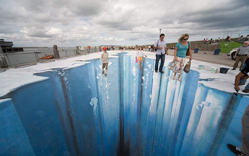 馬路藝術 超～有臨場感的！