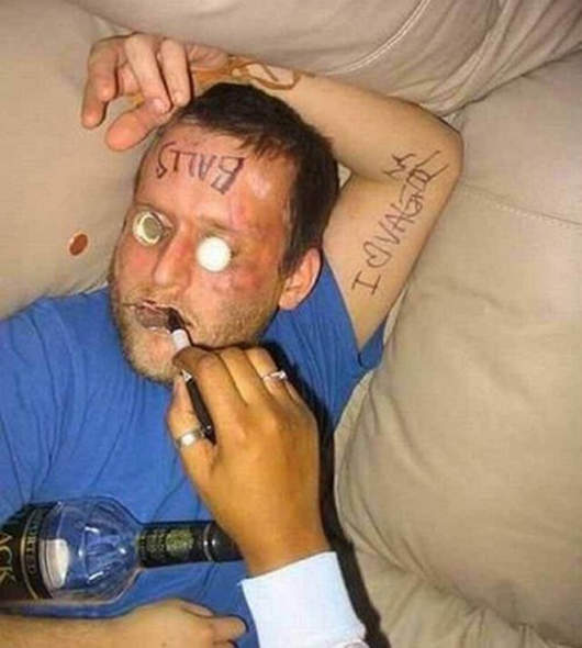 大家千萬不要喝酒醉喔～