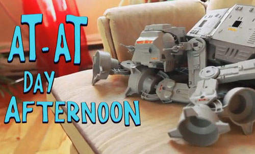 星際大戰裡的AT-AT變的好可愛壓