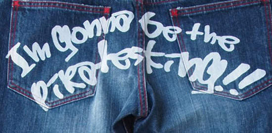 《尾田大》我要成為海賊王牛仔褲！