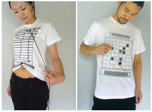 《三次元T恤》讓你在T恤上綁鞋帶都可以