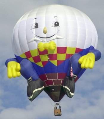 可愛模樣的空中氣球！！