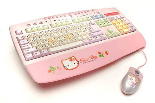 可愛到不行~Hello Kitty 鍵盤!!! 可愛到不行~Hello Kitty 鍵盤!!!