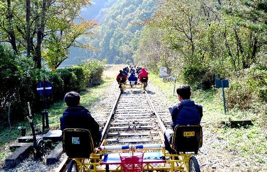 蛤!腳踏車上鐵道 警察懶得抓?! 蛤!腳踏車上鐵道 警察懶得抓?!