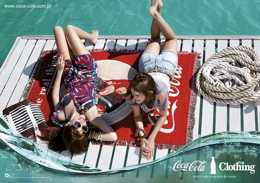 可口可樂開始賣衣服～順從你的渴望