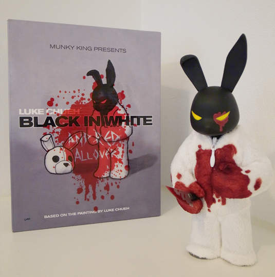 人真的不是我殺的!穿著白色毛皮的黑色兔子 人真的不是我殺的!穿著白色毛皮的黑色兔子