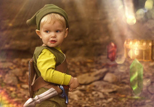 小正太～♥真人版《薩爾達傳說》林克來囉～