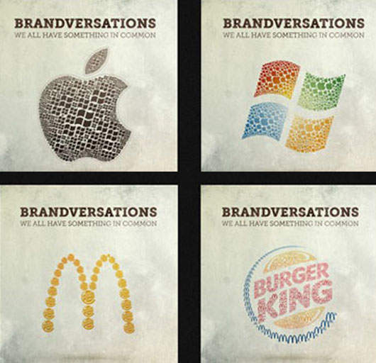 大品牌之間　融成一體的設計