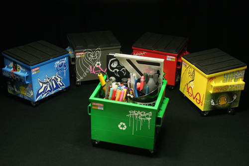 嘻哈垃圾箱 裝盆栽、裝文具還是裝私房錢都可以