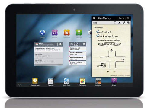 《Samsung Galaxy Tab 8.9》 10/ 2美國上架