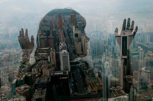 《城市剪影》重複曝光展現不一樣都市的攝影作品