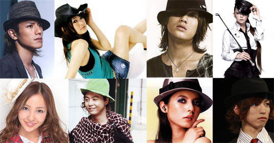 2010年最適合戴帽子的日本藝人 2010年最適合戴帽子的日本藝人
