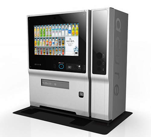 次世代自動販賣機 不但有觸控螢幕!而且天災來了全部免費 次世代自動販賣機 不但有觸控螢幕!而且天災來了全部免費