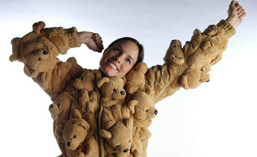 超暖感～披著泰迪熊皮的可愛外套！