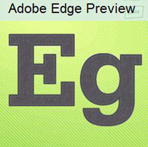 Adobe Edge  HTML5網頁動畫軟體測試版來了