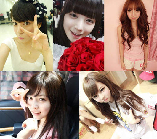 韓國網路美女Top5 韓國網路美女Top5