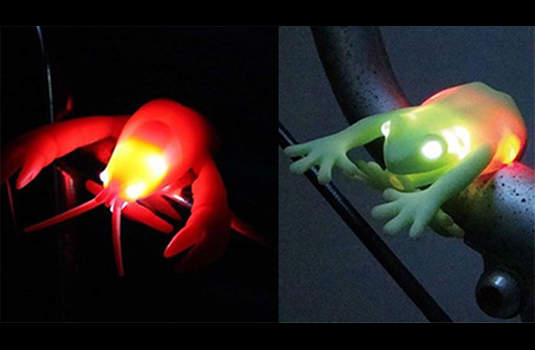 《小龍蝦腳踏車燈》《小青蛙腳踏車燈》腳踏車族朋友們的新選擇~ 《小龍蝦腳踏車燈》《小青蛙腳踏車燈》腳踏車族朋友們的新選擇~