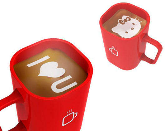 iCoffee可以幫你印出凱蒂貓拉花喔~  iCoffee可以幫你印出凱蒂貓拉花喔~