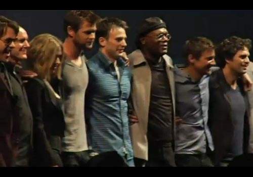 復仇者聯盟 超大咖電影發表會 鋼鐵人、雷神索爾、美國隊長齊聚ㄧ堂 