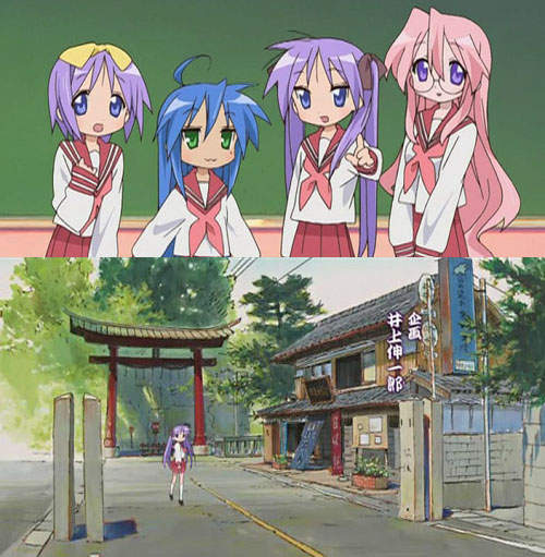 《幸運☆星》聖地~鷲宮神社 《幸運☆星》聖地~鷲宮神社