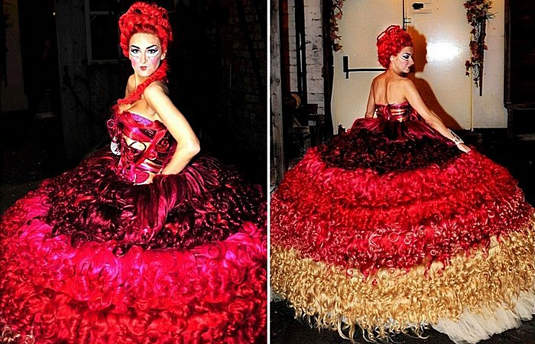 《頭髮婚紗》這樣的禮服,你想穿穿看嗎?? 《頭髮婚紗》這樣的禮服,你想穿穿看嗎??