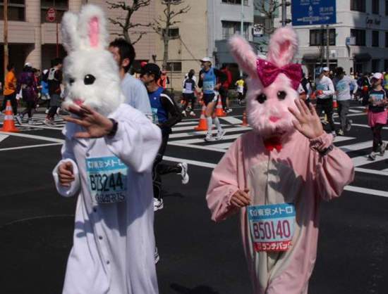 東京馬拉松 奇裝異服組  東京馬拉松 奇裝異服組