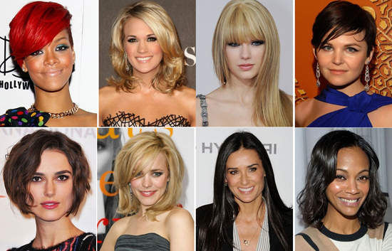 新年新髮型 明星教你看臉變髮 新年新髮型 明星教你看臉變髮