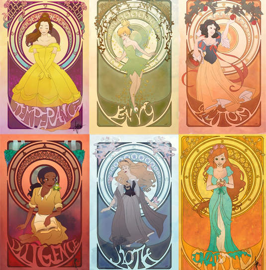 迪士尼公主的七宗罪與七美德