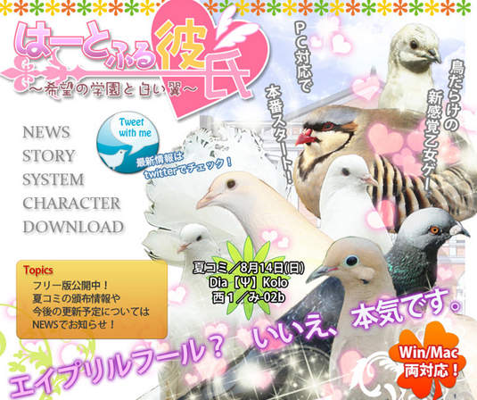 跟鳥談戀愛!?超另類遊戲《鴿子男友》 跟鳥談戀愛!?超另類遊戲《鴿子男友》