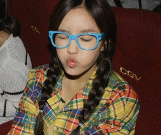 嘟嘴揪～～～是那麼口愛的韓國女星♥