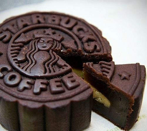 當星巴克也有了月餅  把嫦娥放哪裡啊