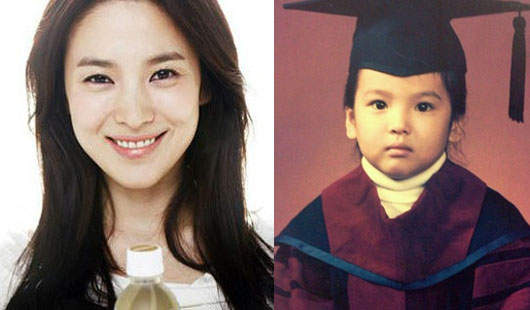 韓明星小時候 對比照(女生篇) 韓明星小時候 對比照(女生篇)