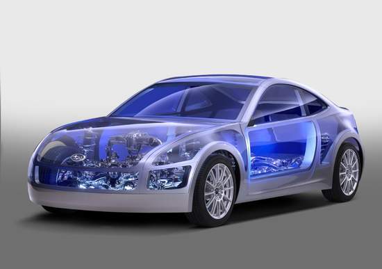 脫光光透明車 Subaru Boxer Sports Car Architecture 脫光光透明車 Subaru Boxer Sports Car Architecture