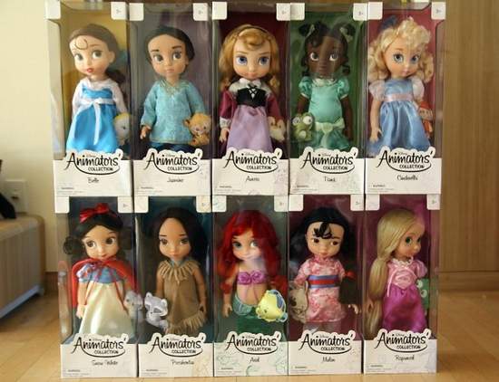 超Q迪士尼公主娃娃♥ 超Q迪士尼公主娃娃♥