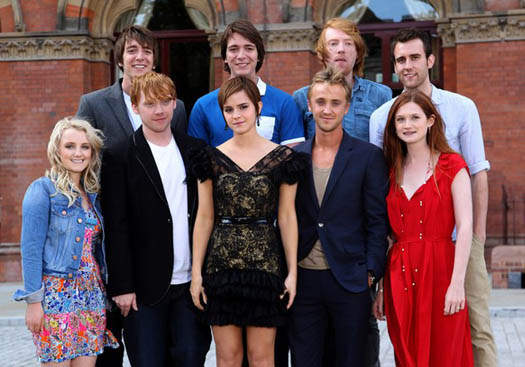 《哈利波特:死神的聖物Ⅱ》首映前 演員大集合 《哈利波特:死神的聖物Ⅱ》首映前 演員大集合