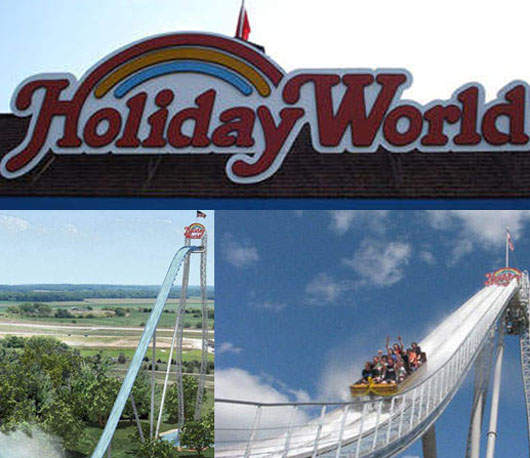 世界上最長水道在Holiday world遊樂園 世界上最長水道在Holiday world遊樂園