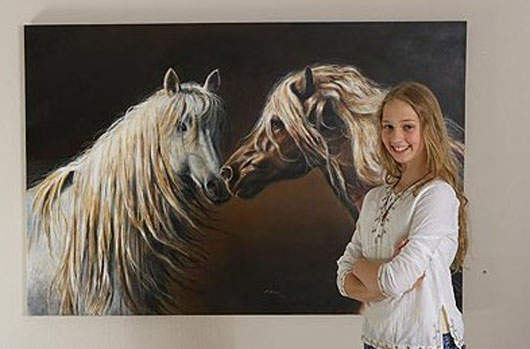 艾奇恩 (Akiane) :四歲開始就是個"神童畫家 " 艾奇恩 (Akiane) :四歲開始就是個"神童畫家 "