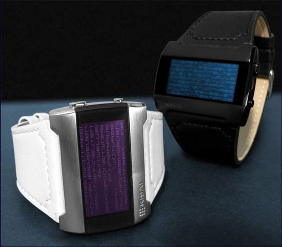 Kisai新款 LED閃爍錶  一隻沒有數字的手錶 Kisai新款 LED閃爍錶  一隻沒有數字的手錶