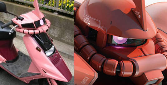 騎上夏亞專用機薩克Ⅱ摩特車車去兜風~ 騎上夏亞專用機薩克Ⅱ摩特車車去兜風~