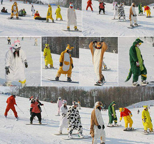 《動物滑雪服》在家還可以當睡衣穿♥ 《動物滑雪服》在家還可以當睡衣穿♥
