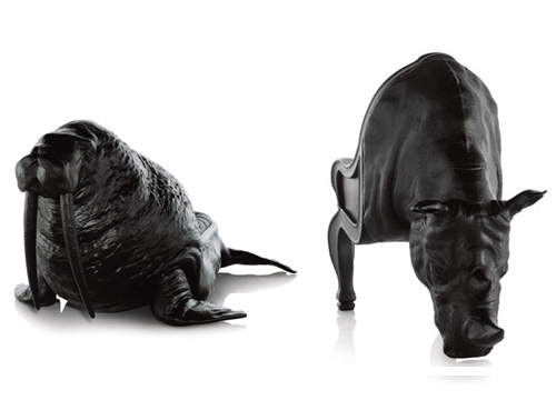 魔獸海象人跟大犀牛被做成標本當椅子了！？