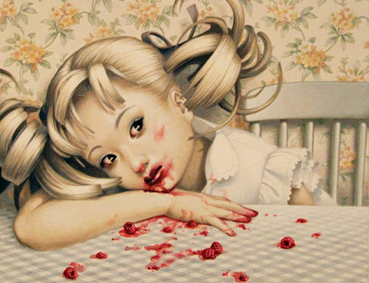 獵奇畫家 Trevor Brown 的傷痛小女孩 獵奇畫家 Trevor Brown 的傷痛小女孩