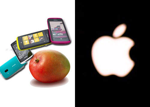 芒果PK蘋果 微軟推芒果打水果大戰 芒果PK蘋果 微軟推芒果打水果大戰